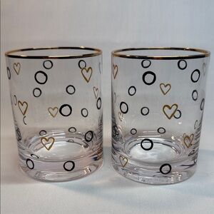 Kate Spade Lenox New York Doodle Away Double Old Fashioned Glasses